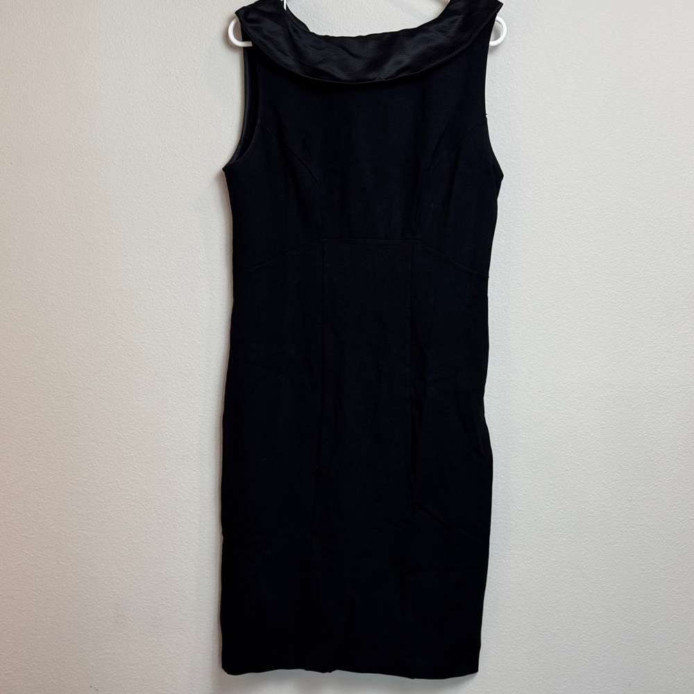 Kenar Elegant Black Midi Dress  LBD - 10